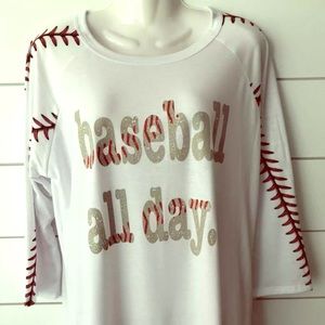 Baseball All-day 3/4 sleeve T-shirt, large
